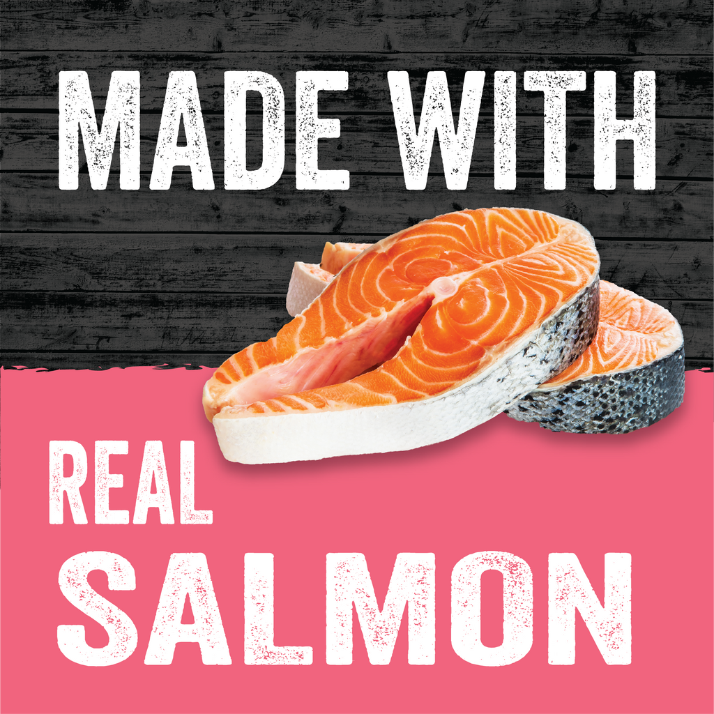 made with real salmon