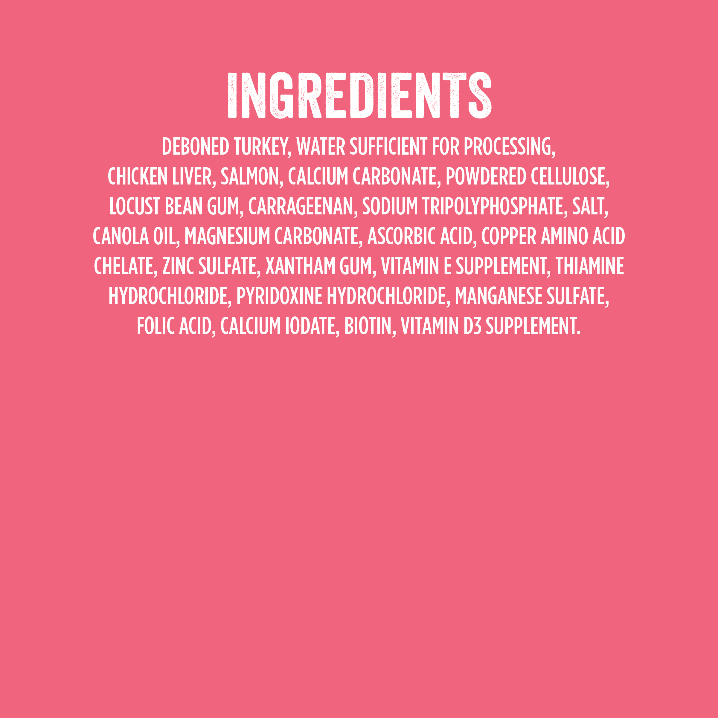 Evolve dog food ingredients 2025