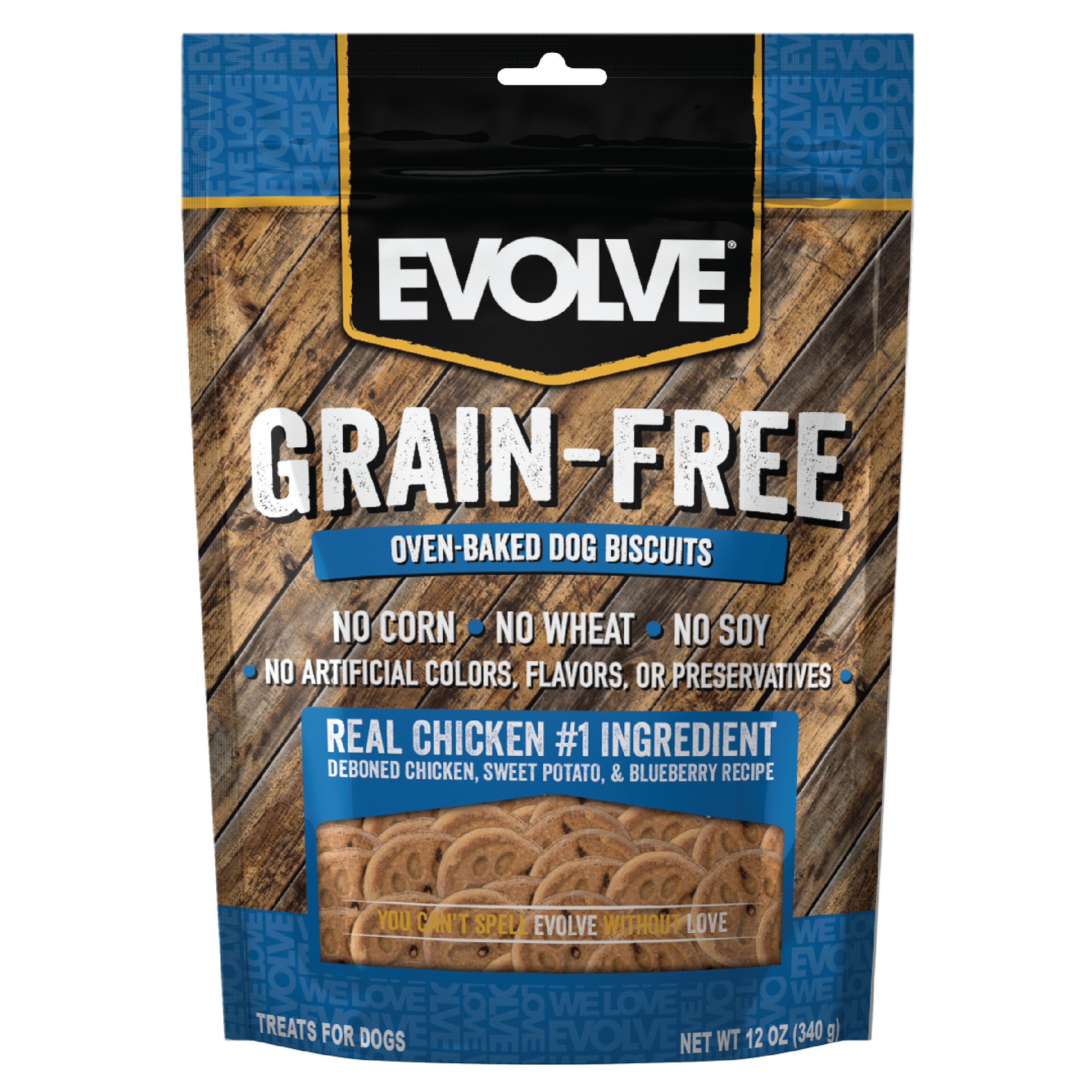 Grain free oven baked chicken dog biscuits