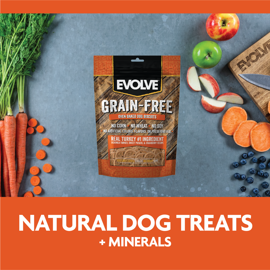 Natural dog treats plus minerals