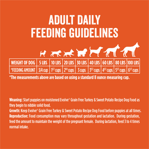 adult daily feeding guidelines