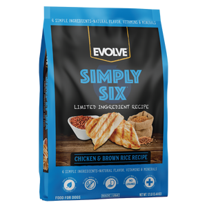 chicken and brown rice dog food, 12 LB - Front Panel
