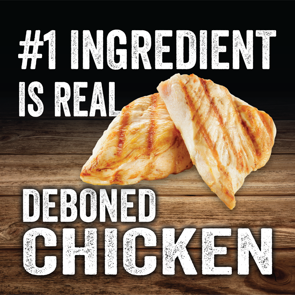 Real chicken is the #1 ingredient