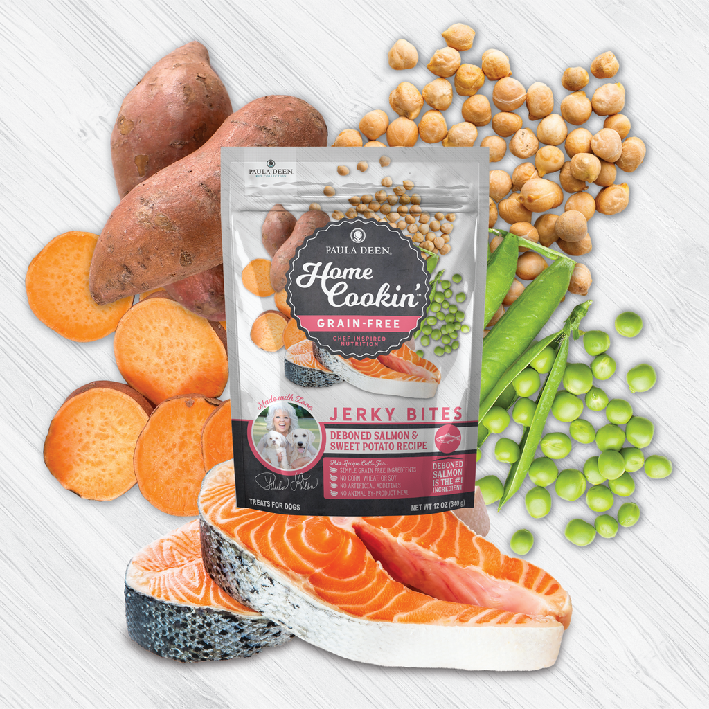 Paula Deen Home Cookin Grain Free Deboned Salmon Sweet Potato Jerky