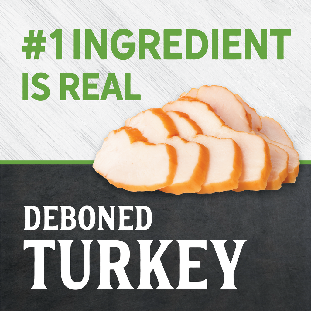 Paula Deen Home Cookin' Grain Free Deboned Turkey, Pea & Berry Jerky Bites Soft Dog Treats | 12 oz