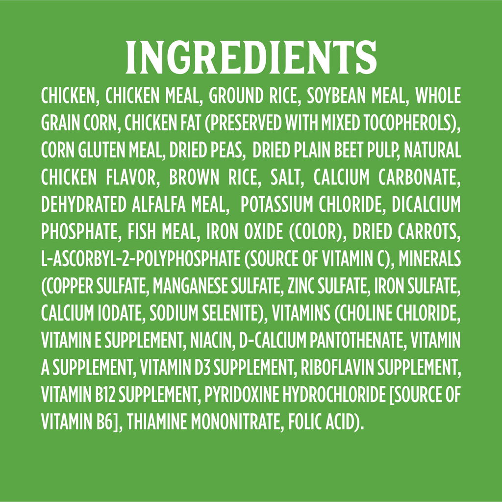 Paula Deen Home Cookin' Chicken & Vegetable Dry Dog Food | 4 LB, 12 LB