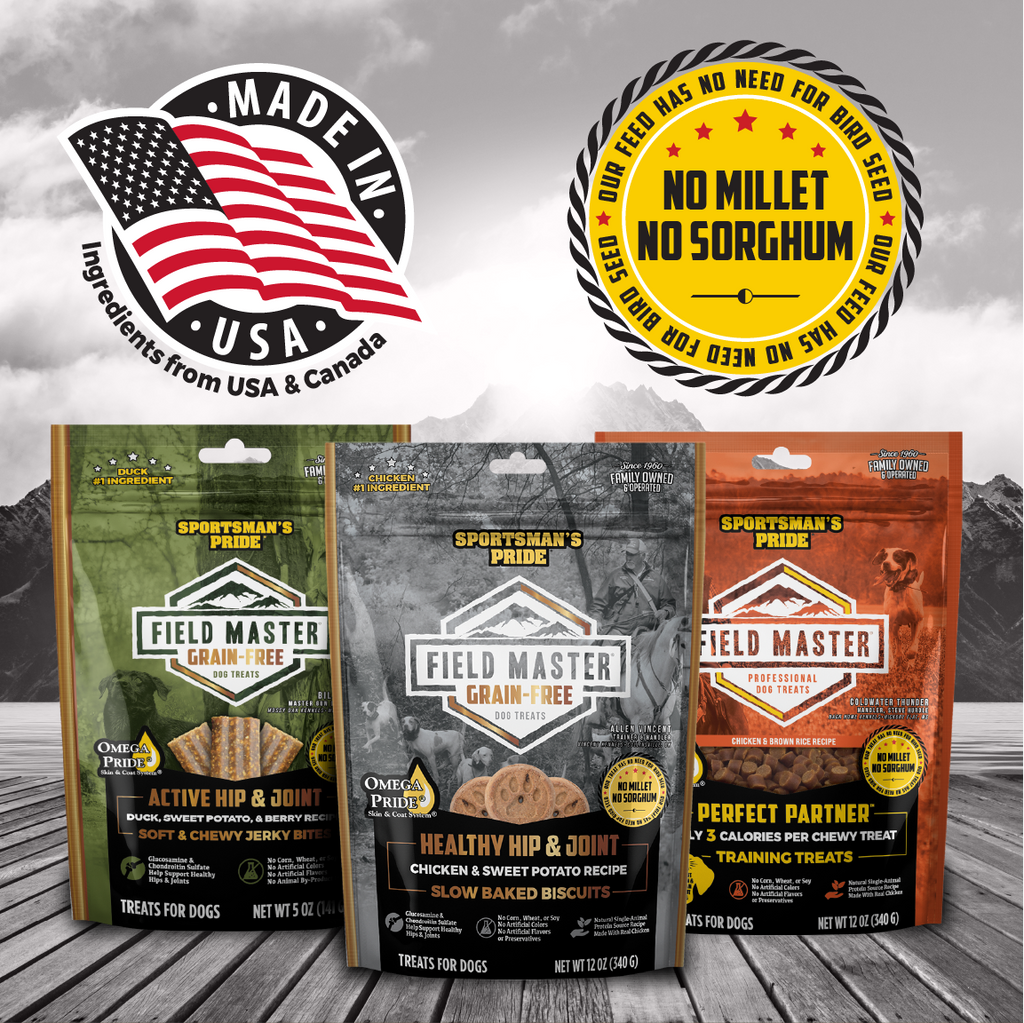 Grain Free Healthy Hip & Joint Biscuits | 12 oz, 3 LB | Sportsman's Pride Field Master