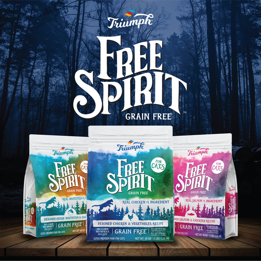 Triumph Free Spirit Grain Free Chicken & Vegetables Recipe Dry Cat Food | 3 LB, 11 LB