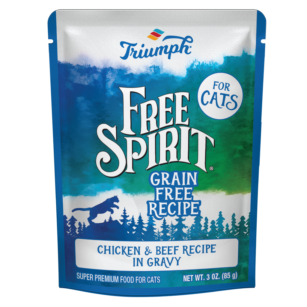 Grain Free Chicken & Beef Recipe Wet Cat Food | 3 oz - 24 pk | Triumph