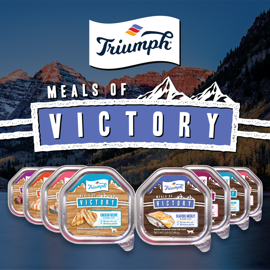 Triumph Meals of Victory Seafood Medley Wet Cat Food | 3.5 oz - 15 pk