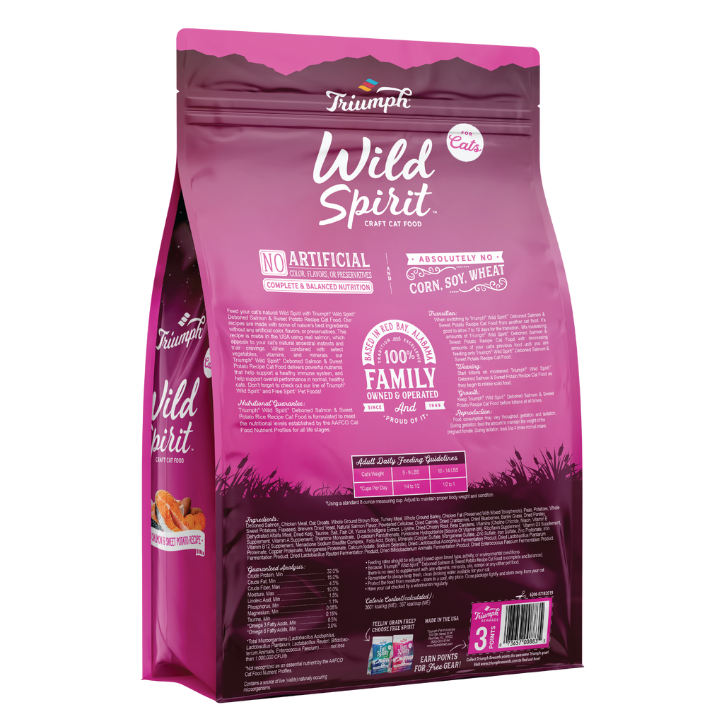 Triumph cat food sales reviews