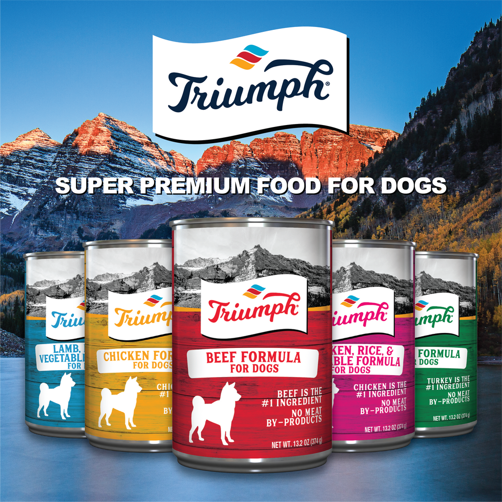 Beef Recipe Wet Dog Food | 13.2 oz - 12 pk | Triumph