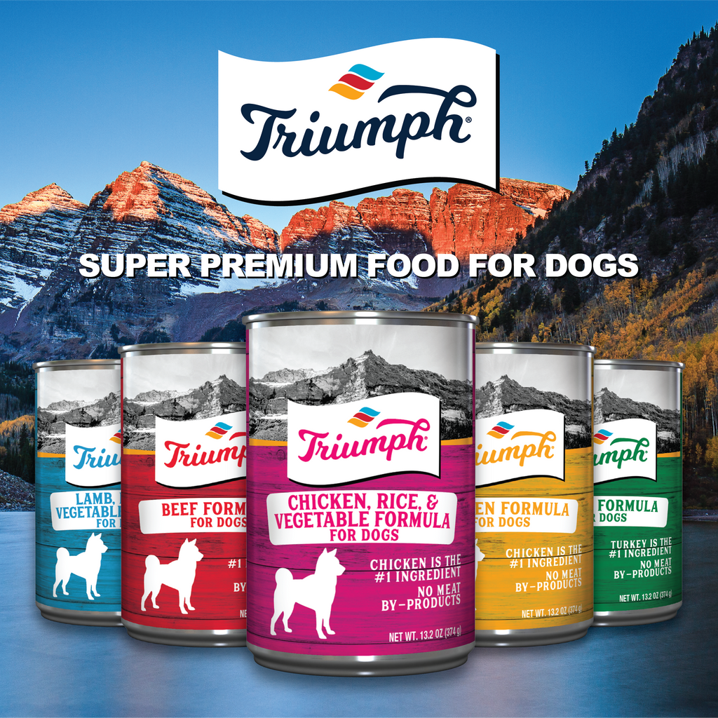 Chicken, Rice and Vegetable Recipe Wet Dog Food | 13.2 oz - 12 pk | Triumph