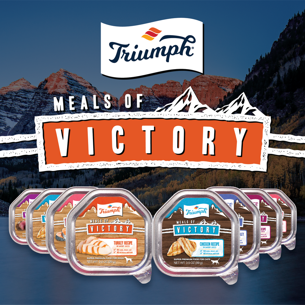 Triumph Meals of Victory Turkey Recipe Wet Dog Food | 3.5 oz - 15 pk