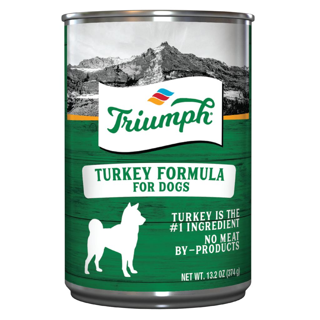 Triumph Turkey Formula For Dogs Wet Dog Food | 13.2 oz - 12 pk