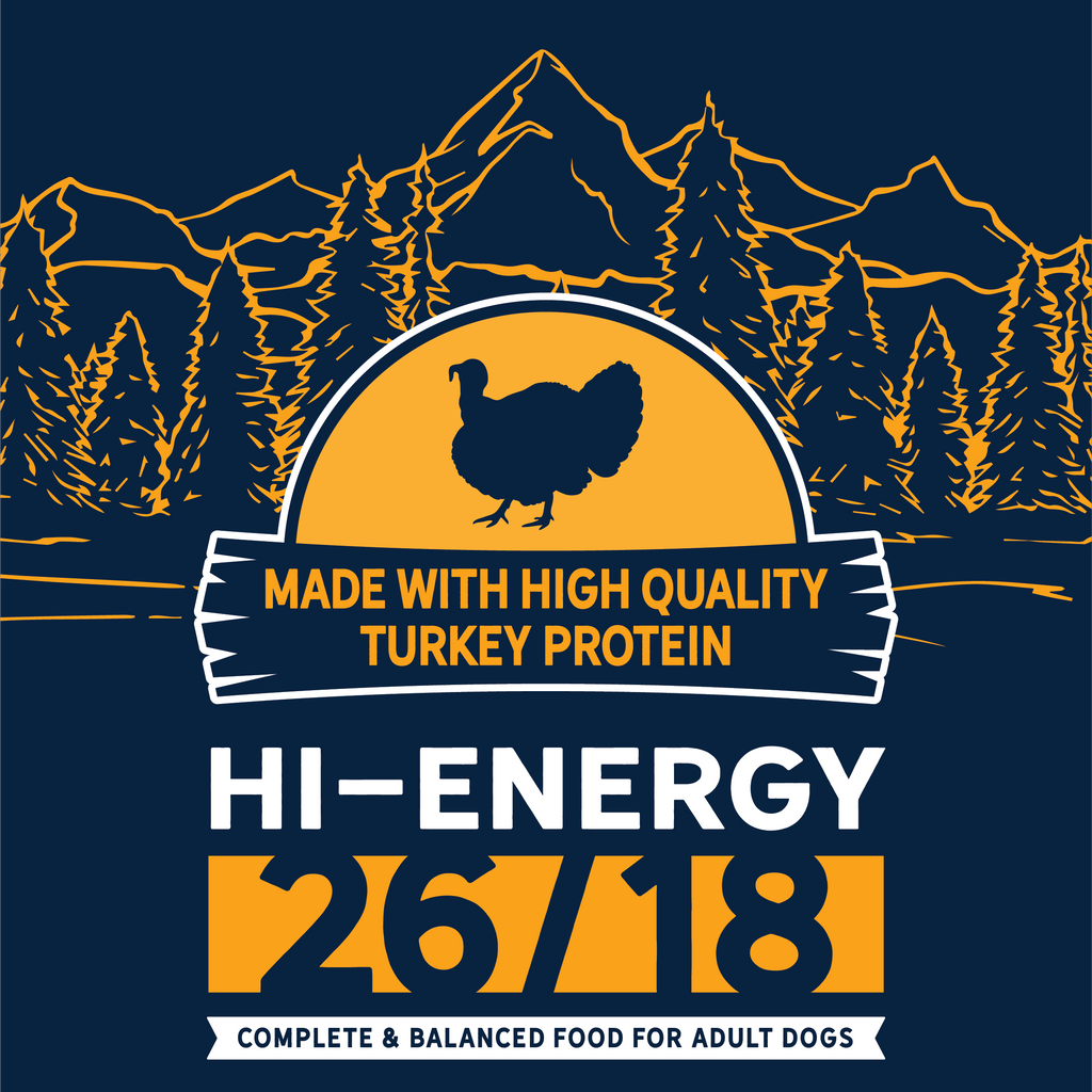 Hi-Energy 26/18 Dry Dog Food | 40 LB | Triumph