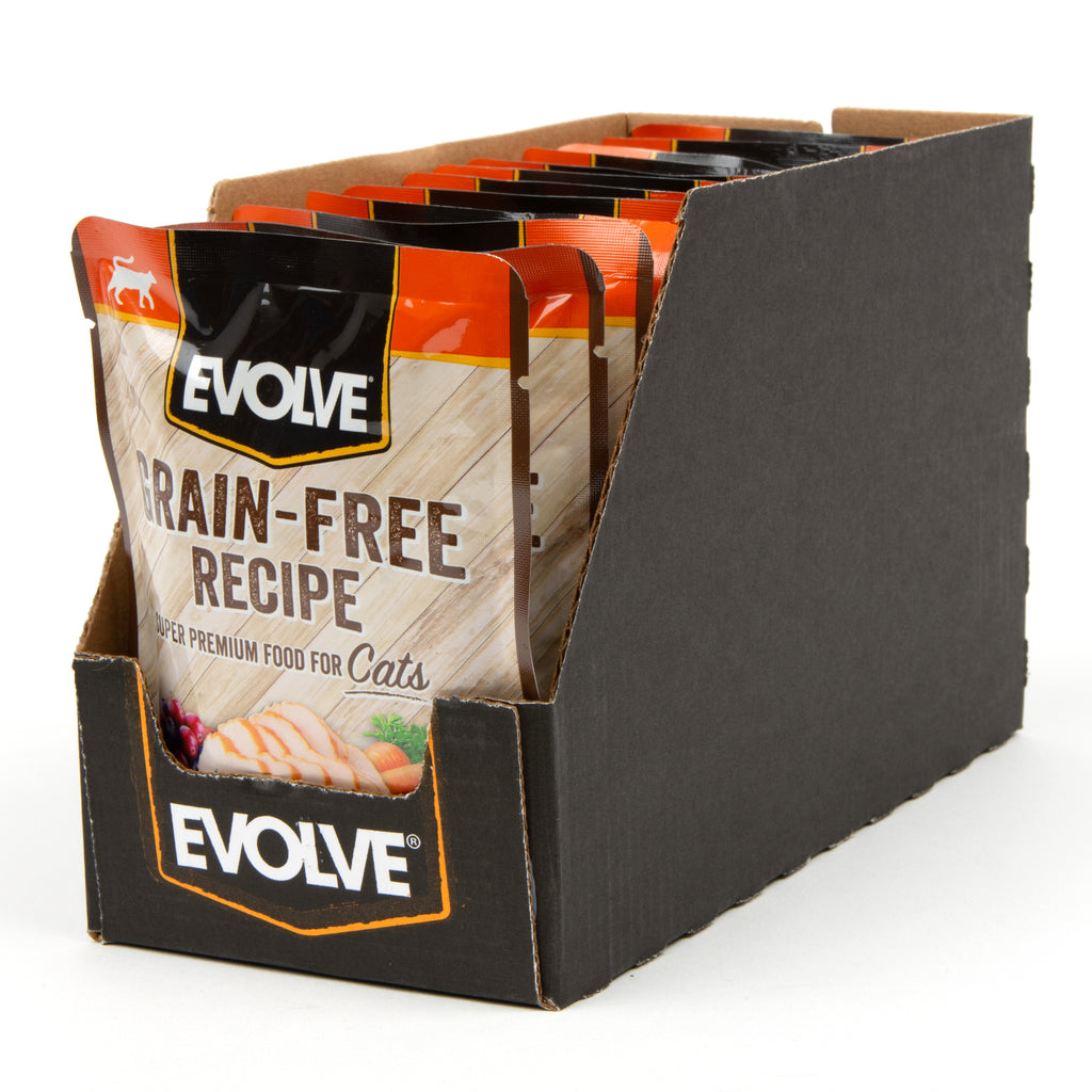 Evolve Grain Free Turkey Stew with Veggies in Gravy Wet Cat Food | 3 oz - 24 pk