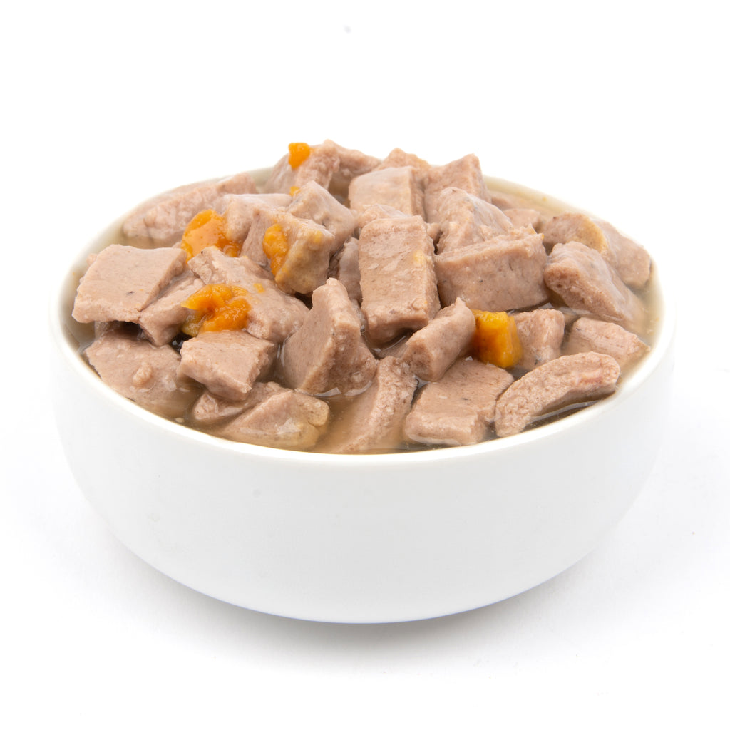 Evolve Grain Free Salmon & Sweet Potato Stew in Gravy Wet Cat Food | 3 oz - 24 pk